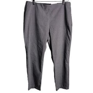 Nine West Women's High Rise Side Zip Skinny Ankle Gingham Pants Size 14 NWT
